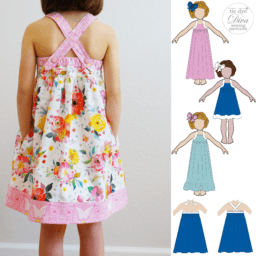 Solana Sun Dress Pattern For Girls